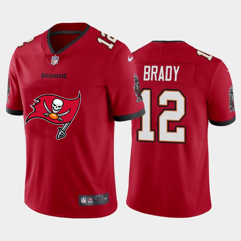 2020 Nike NFL Men Tampa Bay Buccaneers 12 Brady red Limited jerseys